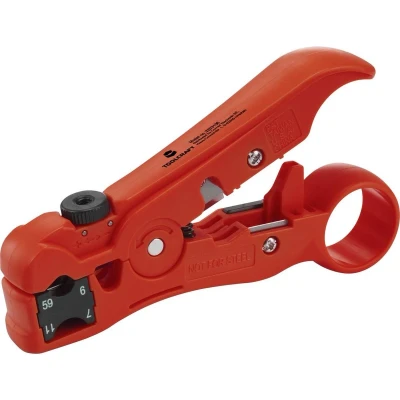 Afbeelding van TOOLCRAFT TO 6609318 HSK 4132 Striptang Geschikt voor: Coaxkabel, Ronde kabel