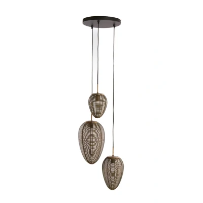 Afbeelding van Light &amp; Living Hanglamp YAELLE Ø36x97cm Brons