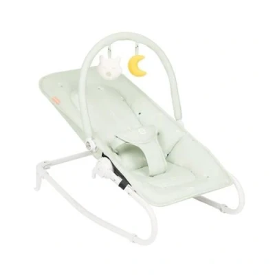 Image de Transat pliable et ultra compact , arche de jeux, lichen / vert d&#039;eau