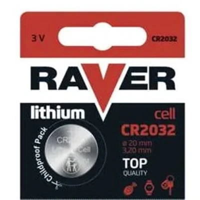 Afbeelding van EMOS Raver Cell CR2032 lithiumknoopcellen, 3 V, capaciteit 220 mAh, 5 stuks