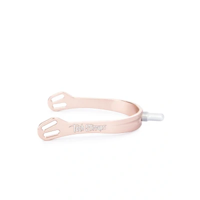 Image de Tech Stirrups Eperons Verona Long Tips Rose