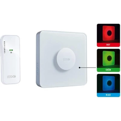 Afbeelding van m e modern electronics 41162 Complete set voor Draadloze deurbel Verlicht