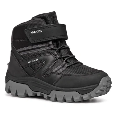 Afbeelding van Geox Himalaya BOY ABX Snowboots voor kinderen, Maat: 26, Black Imitatieleer/ textiel