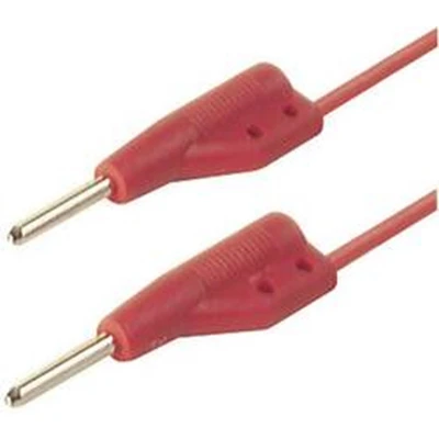 Afbeelding van SKS Hirschmann MVL 2/25 rt Meetsnoer Stekker 2 mm 25.00 cm Rood 1 stuk(s)