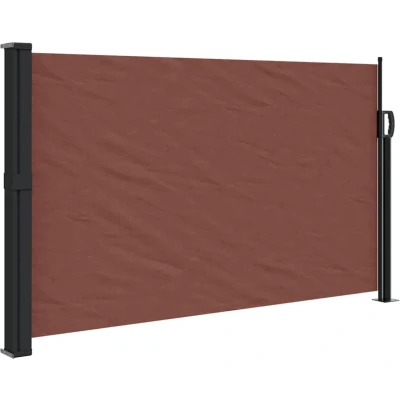 Afbeelding van Windscherm uittrekbaar 120x300 cm bruin