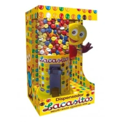 Afbeelding van Lacasa Lasoutos Dispenser voor chocolade, met een dunne laag gekleurde suiker, 150 g