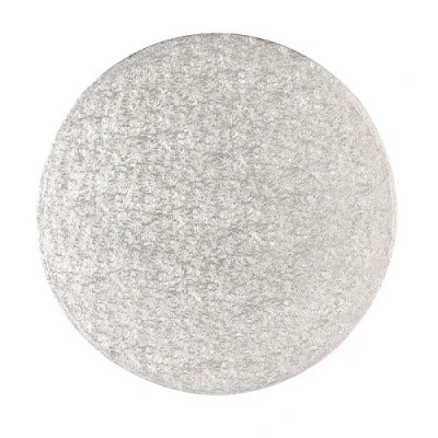 Afbeelding van Cakeboard Zilver Rond Ø20cm