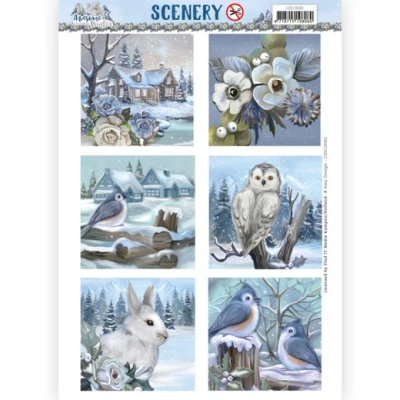 Afbeelding van Push Out Scenery Amy Design Awesome Winter Square