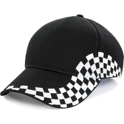 Afbeelding van Beechfield Grand Prix Cap B159 Black / White
