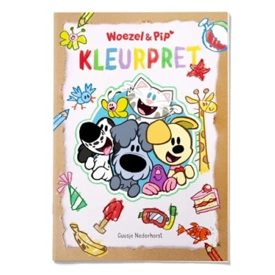 Afbeelding van Woezel En Pip Kleurboek Kleurpret