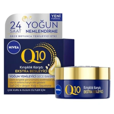 Afbeelding van 1+1 gratis: Nivea Q10 Power Extra Voedend Nachtcreme 50 ml