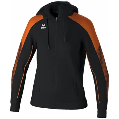 Afbeelding van Erima Evo Star Trainingsjack Met Capuchon Dames Zwart / Oranje Maat: 42