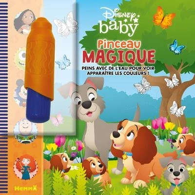 Image de Disney Baby Pinceau magique (Famille La belle et le clochard) Peins avec de l&#039;eau pour voir apparaître les couleurs !
