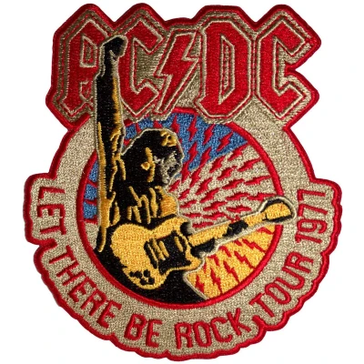 Afbeelding van AC/DC Let There Be Rock Tour 1977 Patch Multicolours