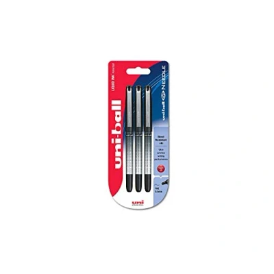 Afbeelding van uni ball Eye Needle UB 185S rollerbalpen, zwart, 3 stuks