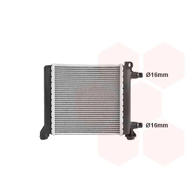 Afbeelding van VAN WEZEL 06012728 Radiateur Aluminium 1 Koelribben gesoldeerd BMW: 2 Active Tourer, Hatchback