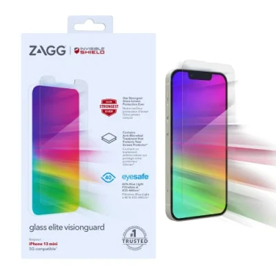 Image de ZAGG InvisibleShield Glass Elite VisionGuard Protection d&#039;écran pour téléphone portable verre Apple iPhone 13 mini