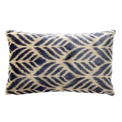 Afbeelding van Hoii ALEXA Sierkussen 30x50 cm Insignia Blue Blauw met duurzame kussenvulling