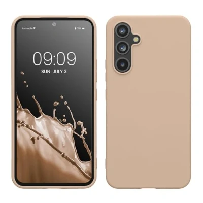 Afbeelding van kwmobile telefoonhoesje geschikt voor Samsung Galaxy A54 5G Hoesje smartphone Back cover in parelmoer