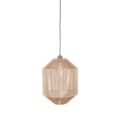 Afbeelding van Ibiza hanglamp 1L 33x33x162 cm jute naturel