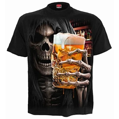 Afbeelding van Spiral M101 T shirt voor heren (1 stuk), zwart.