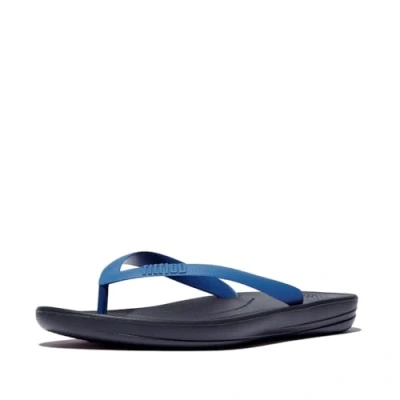 Afbeelding van Fitflop Iqushion Ergonomische flipflops, strand en zwembadschoenen voor heren, Blauw