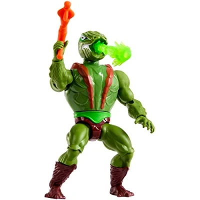 Afbeelding van Masters Of The Universe De meesters van het universum figuur oorsprong Kobra Khan (14 cm), mini strip inbegrepen, om te verzamelen, speelgoed voor kinderen, vanaf 6 jaar, HKM65