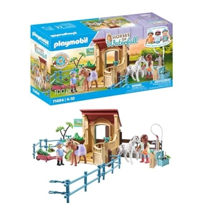 Image de Playmobil Horses of Waterfall 71494 Cavalières avec box et poneys
