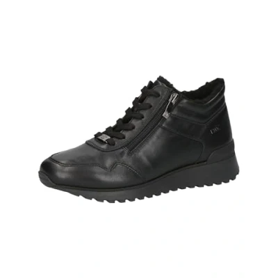 Afbeelding van CAPRICE Damen Sneaker flach aus Leder Wasserabweisend, Schwarz (Black Nappa), 38 EU