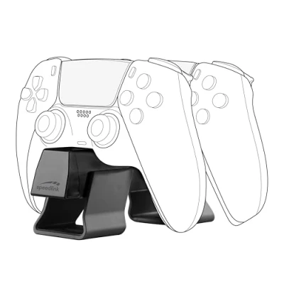 Afbeelding van Speedlink Twindock Oplaadstation Geschikt voor PS5 Controllers USB A naar C Zwart