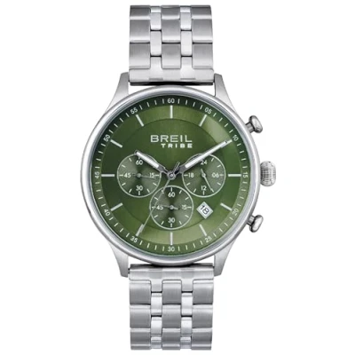 Afbeelding van Breil Classy Chronograaf acciaioverde, Heren, Maat: One Size, Acciaio verde