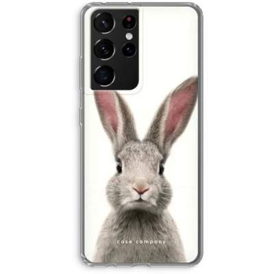 Afbeelding van Case Company® hoesje geschikt voor Samsung Galaxy S21 Ultra Daisy Soft Cover Telefoonhoesje Bescherming aan alle Kanten en Schermrand