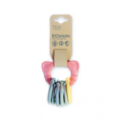 Afbeelding van Dantoy bio based bijtspeelgoed met ringen coral