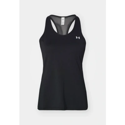 Afbeelding van Under Armour TECH Racer TANK Top, Dames, Maat: Small, Black/white