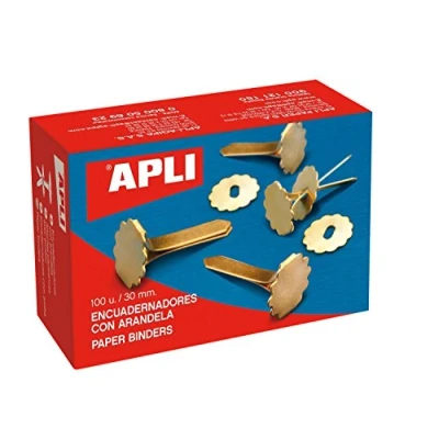 Image de Attache parisienne avec oeillet ronde 30 mm doré apli agipa