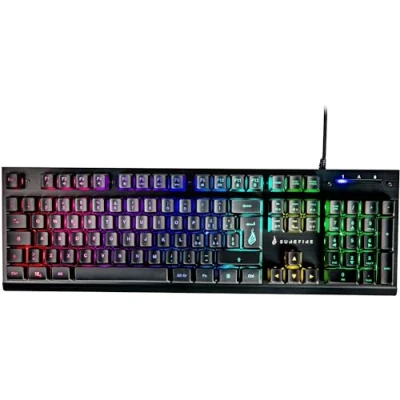 Afbeelding van Surefire Gaming KingPin X2 toetsenbord Kabelgebonden, USB QWERTY, Italiaans Zwart Verlicht, Multimediatoetsen