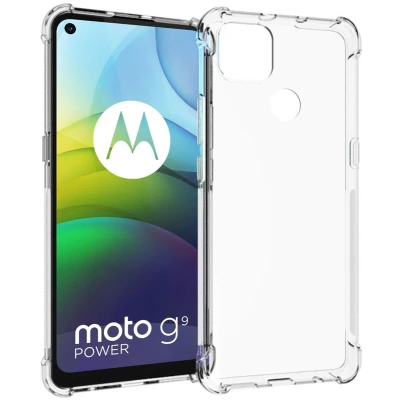 Afbeelding van iMoshion Hoesje Geschikt voor Motorola Moto G9 Power Siliconen Shockproof Case Transparant
