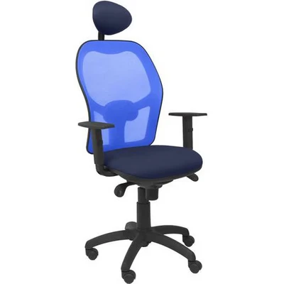 Afbeelding van Bureaustoel met hoofdsteun Jorquera P&amp;C ALI200C Blauw Marineblauw