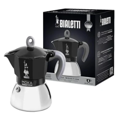 Image de Bialetti New Moka Induction Noir 6 Tasses
