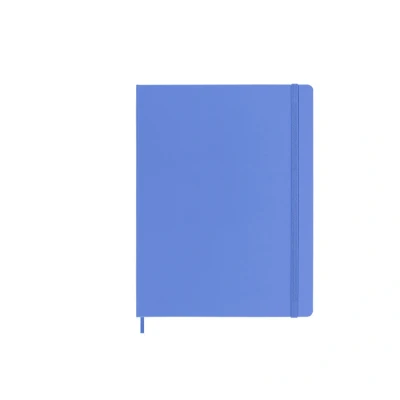 Afbeelding van Notitieboek Moleskine XL 190x250mm blanco hard cover hydrangea blue