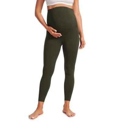 Afbeelding van CRZ YOGA Butterluxe Zwangerschapslegging over the Belly 61 cm / Zachte zwangerschapslegging, Groene Olijf, 44