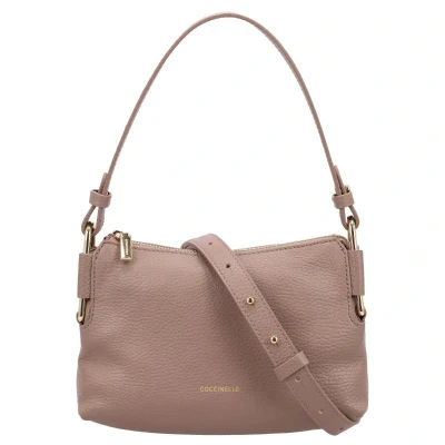 Afbeelding van Coccinelle Crossbodytassen Coccinellerebekka taupe