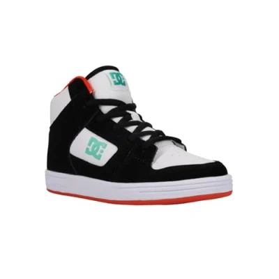 Afbeelding van DC Shoes Manteca Sneakers hoog voor kinderen, Maat: 37, Xkgn black green orange Leer en textiel