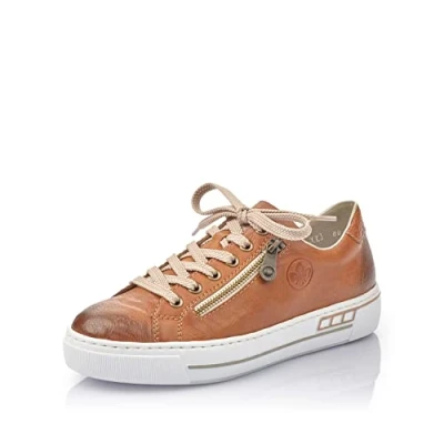 Afbeelding van Rieker Dames veterschoenen L88C2, Bruin 24