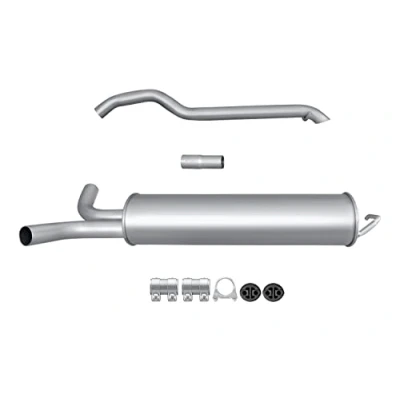 Afbeelding van HELLA 8LD 366 031 321 Einddemper Achter Met aanbouwdelen OPEL: Vivaro A Platform / Chassis