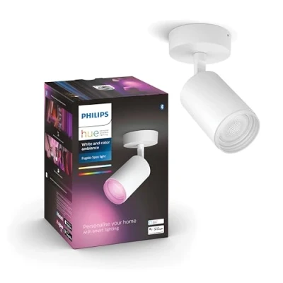 Afbeelding van Philips Hue Fugato opbouwspot wit en gekleurd licht 1 spot