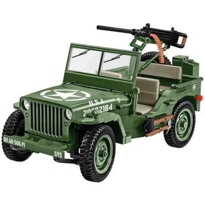 Afbeelding van COBI Willys MB &amp; M2 kanon schaal 1:12 2805