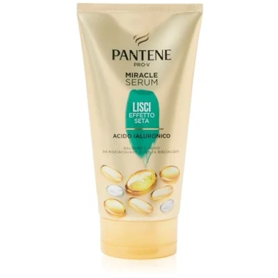 Afbeelding van Pantene Pro V 3 minuten Miracle gladde zijdeeffect conditioner voor pannenkoeken en mat haar, intensieve dagelijkse verzorging, 150 ml