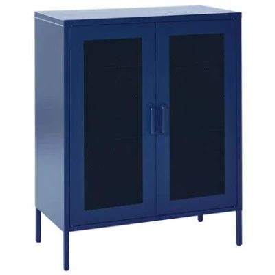 Afbeelding van Beliani WAKATIPU Sideboard Blauw Staal