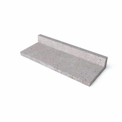 Afbeelding van L element (gewapend) Grijs 100 x 40 15 cm Gardenlux
